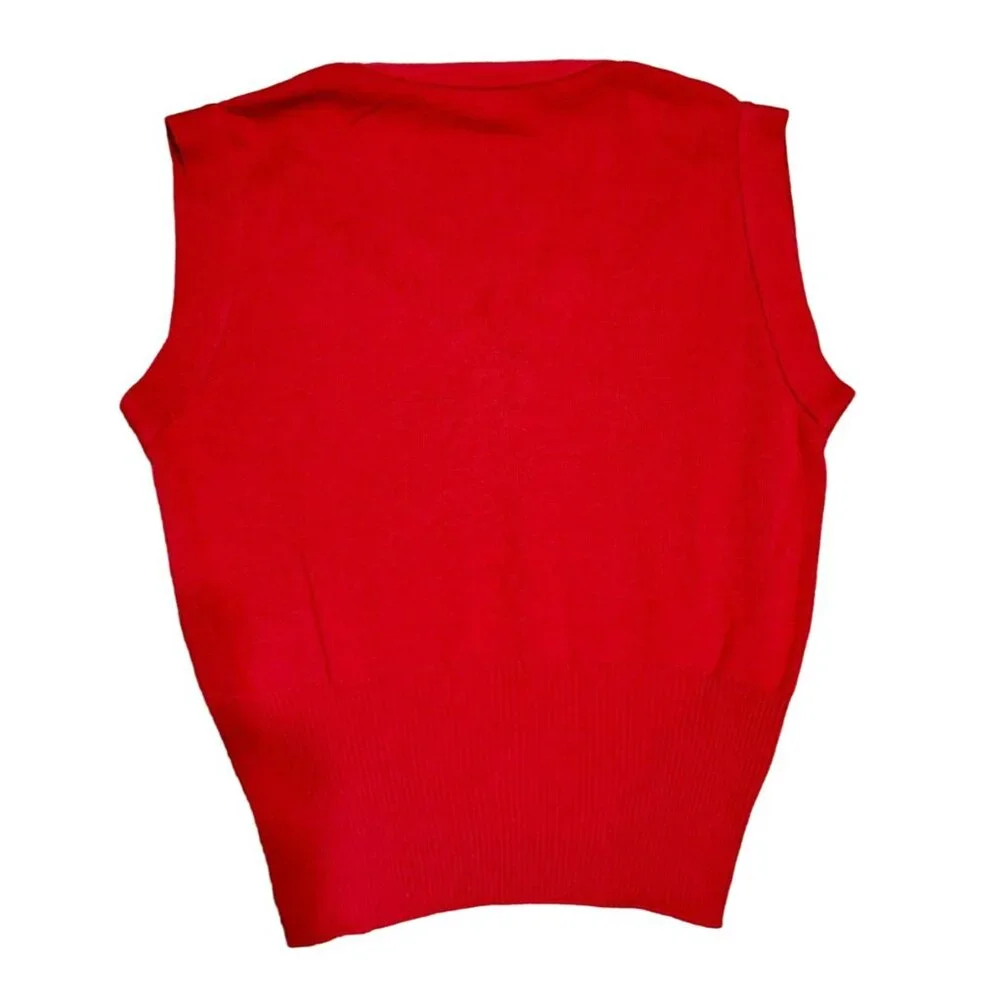 VTG AMERICAN AIRLINES SWEATER VEST SZ S USA FLIGHT ATTENDANT STEWARDRESS WOMENS - Picture 4 of 4